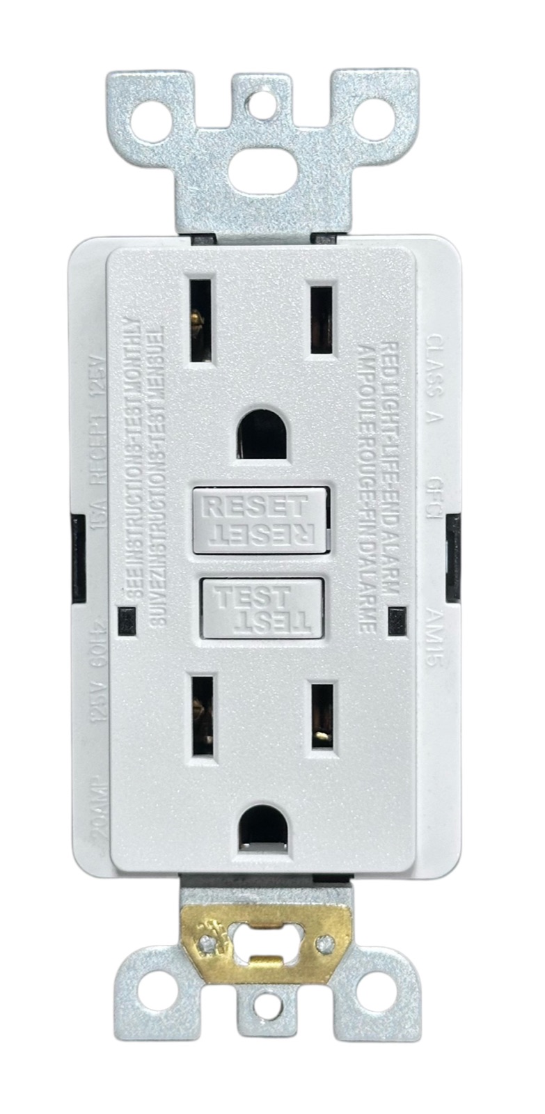 Dual-LED Slim GFCI, model AMI